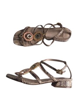 LOUISE ET CIE Eissa Cage Leather Sandal. 6.5